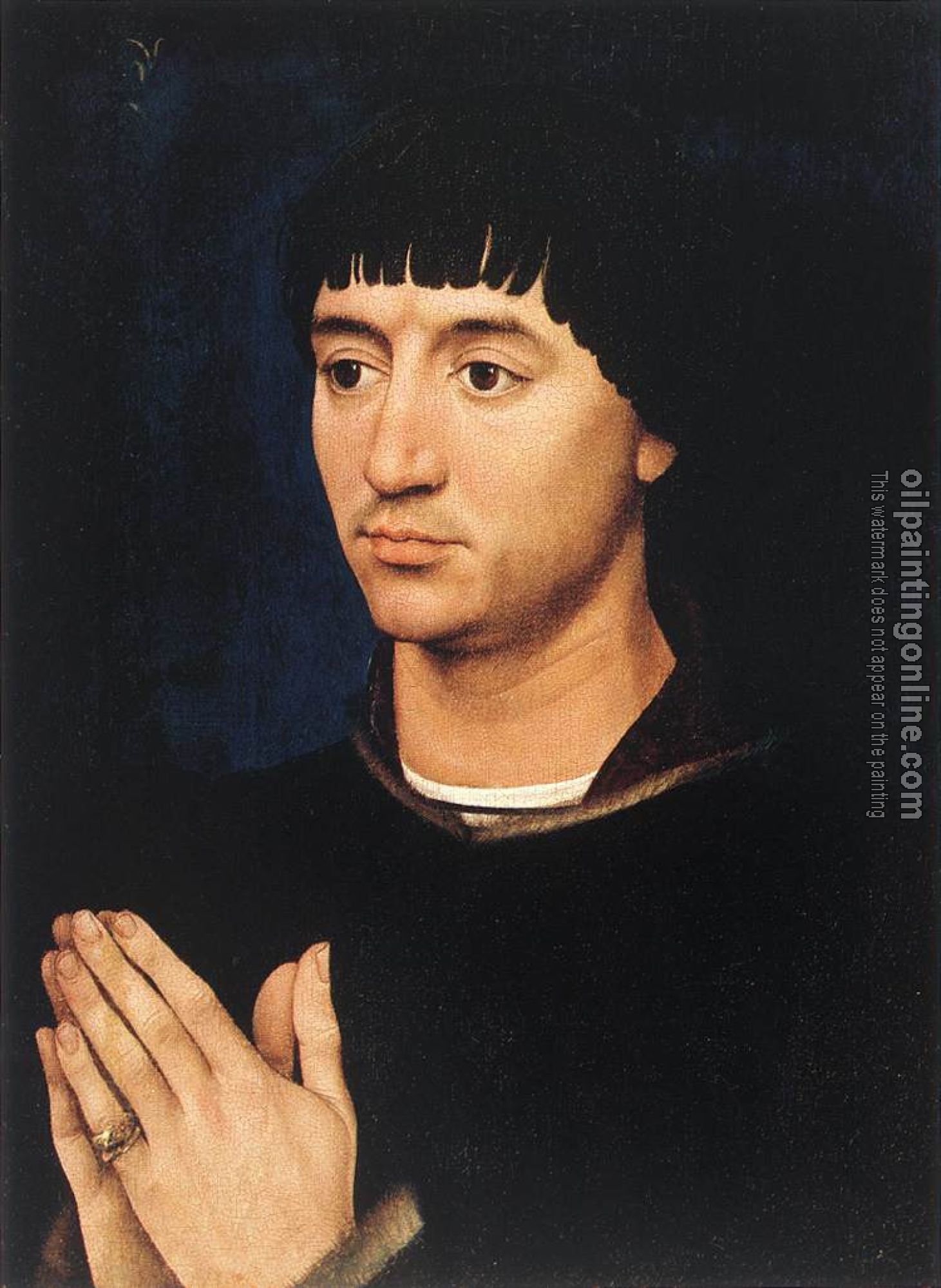 Weyden, Rogier van der - Portrait Diptych of Jean de Gros-right wing